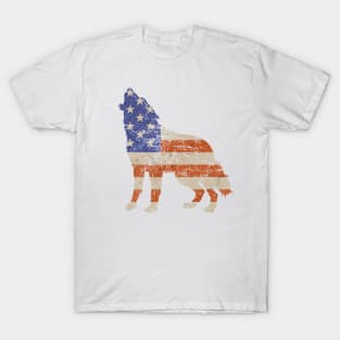 Patriot Howling Wolf T-Shirt